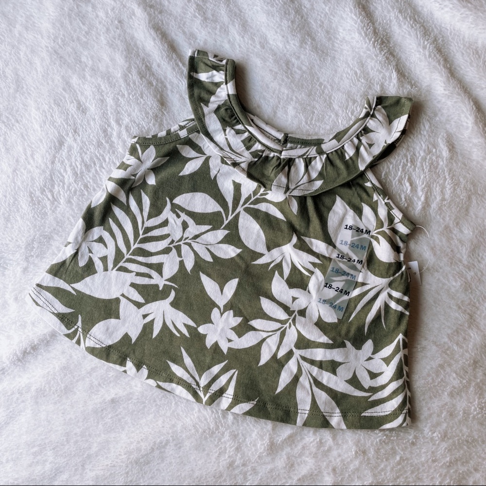 Old navy 18-24m girls printed tank